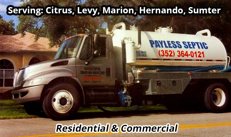 Septic Tanks Pumped and Cleaned, Drainfields Cleaned or Replaced, Sewer Maintenance Programs